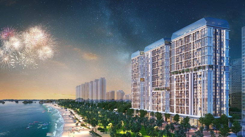 Sun Centro Town &ndash; tọa độ lưu tr&uacute; 5 sao tại B&atilde;i Ch&aacute;y. Ảnh: Sun Property.