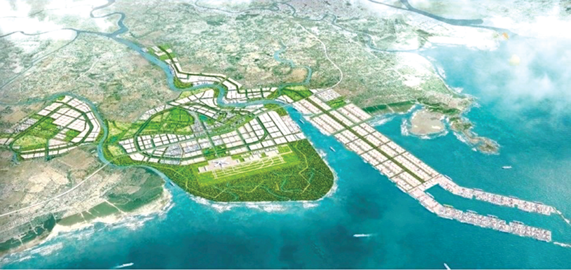 Loạt dự &aacute;n hạ tầng, kinh tế lớn trở th&agrave;nh đường băng gi&uacute;p khu Nam Hải Ph&ograve;ng &ldquo;cất c&aacute;nh&rdquo; (Ảnh: Cổng th&ocirc;ng tin TP Hải Ph&ograve;ng)