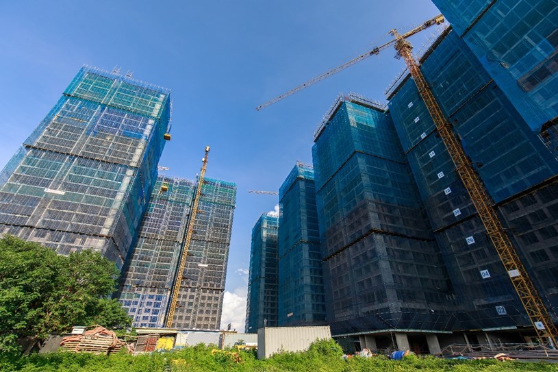 Hanoi Melody Residences đ&atilde; cất n&oacute;c t&ograve;a đầu ti&ecirc;n v&agrave;o đầu th&aacute;ng 8/2025