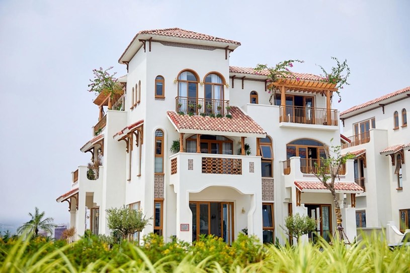 Cận cảnh thiết kế ngoại thất nh&agrave; mẫu biệt thự Casa. (Ảnh: Minh Kh&aacute;nh)