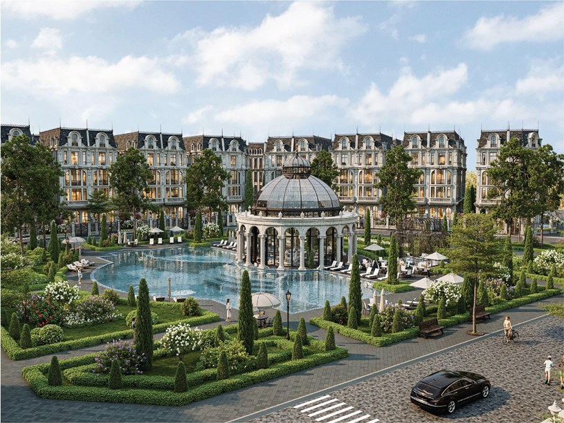 172 dinh thự giới hạn tại Noble Palace Long Bien sở hữu vị tr&iacute; chiến lược ngay tại trung t&acirc;m khu vực Long Bi&ecirc;n