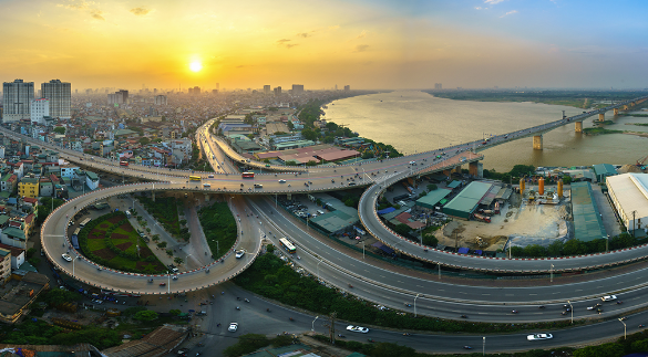 Theo quy hoạch, H&agrave; Nội sẽ c&oacute; tới 18 c&acirc;y cầu vượt s&ocirc;ng Hồng tạo n&ecirc;n một mạng lưới si&ecirc;u kết nối, biến Long Bi&ecirc;n trở th&agrave;nh &ldquo;t&acirc;m điểm đầu tư&rdquo; kh&ocirc;ng thể bỏ qua