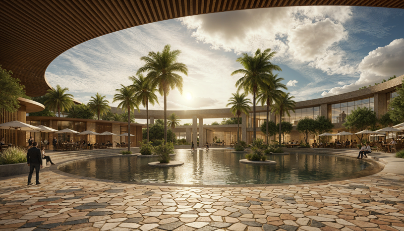 Sun Elite City B&atilde;i Ch&aacute;y được kỳ vọng trở th&agrave;nh điểm đến quốc tế với đa dạng trải nghiệm thương mại - vui chơi - giải tr&iacute;. Ảnh: Sun Property.