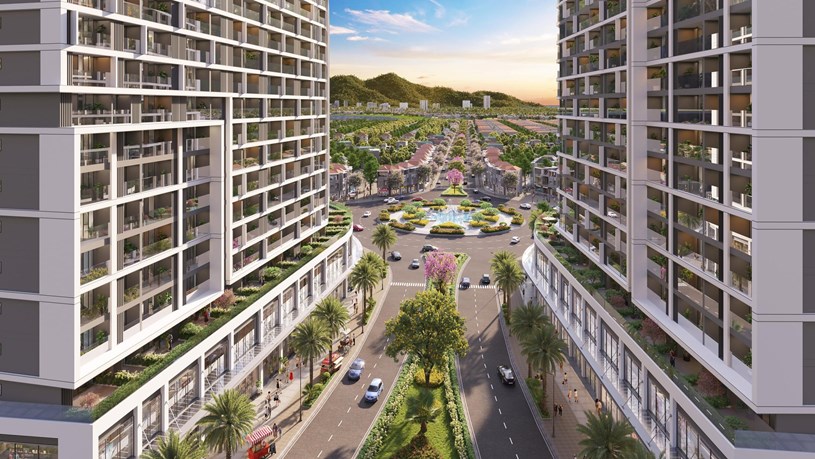 Cư d&acirc;n Cora Tower sở hữu đặc quyền kết nối thuận tiện. (Ảnh phối cảnh: Sun Property)