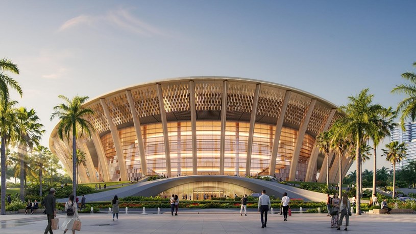 Nh&agrave; h&aacute;t đa năng &ndash; một trong nhiều c&ocirc;ng tr&igrave;nh trọng điểm ch&agrave;o mừng APEC 2027. Ảnh: Sun Property.