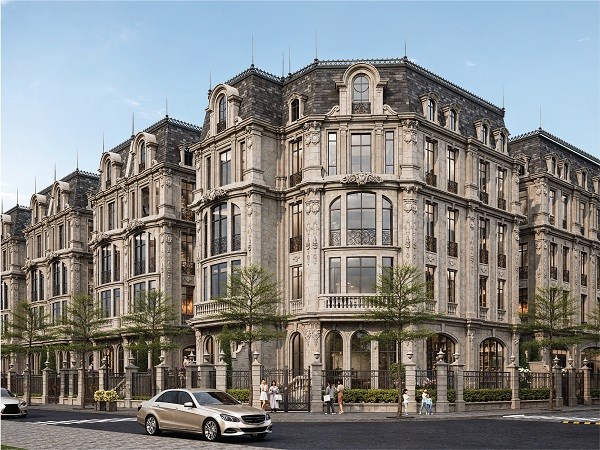 Noble Palace Long Bien - bộ sưu tập dinh thự chế t&aacute;c độc bản phi&ecirc;n bản giới hạn tại khu vực Long Bi&ecirc;n.