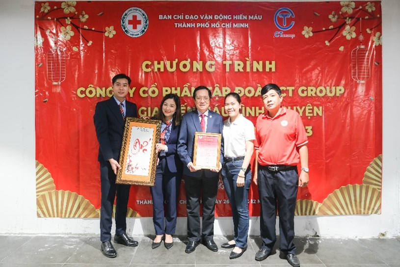 Hội Chữ Thập Đỏ quận B&igrave;nh Thạnh gửi lời cảm ơn ch&acirc;n th&agrave;nh đến CT Group